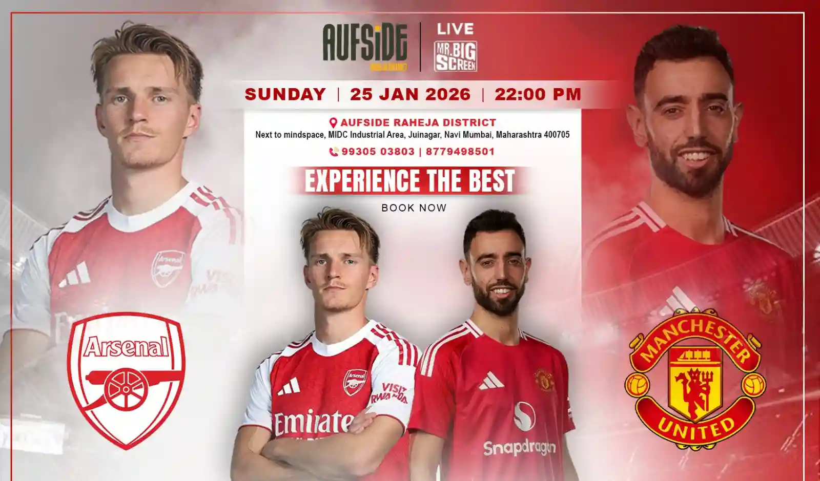 Premier League Screening- Arsenal Vs Manchester United- Navi Mumbai